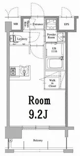 エンクレスト天神LARK【5階】の間取り