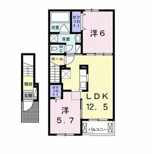フェリーチェ【2階】の間取り