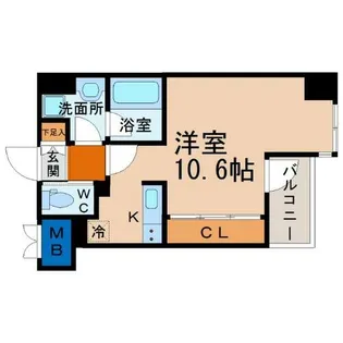 アビタシオン今池パルク【4階】の間取り