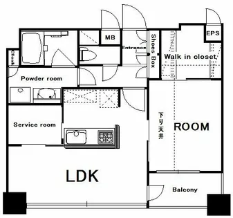 エンクレストベイサイド通り【11階】の間取り