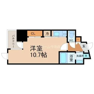 the platinum【9階】の間取り