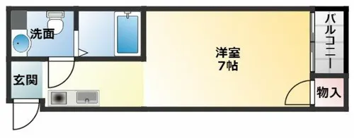 ラ・コート天美東A棟【2階】の間取り
