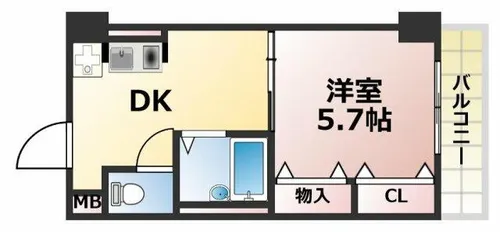 ハーバーズコート【7階】の間取り