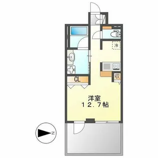 御幸レジデンス丸の内【2階】の間取り