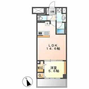 Fits Garden【503号室】の間取り