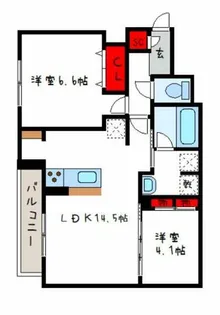 Clashist加美東【2階】の間取り