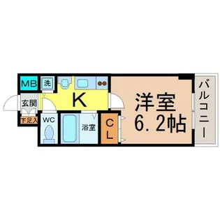 プレサンス久屋大通公園サウス【9階】の間取り