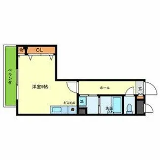 メルシー2000【4階】の間取り