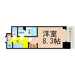 プレサンス上前津グレース【9階】の間取り