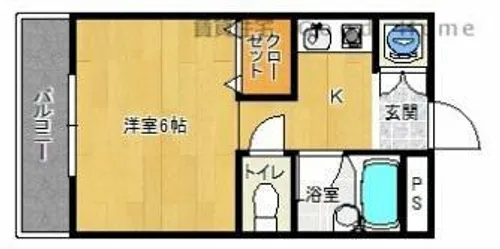 フェアリー六甲【3階】の間取り