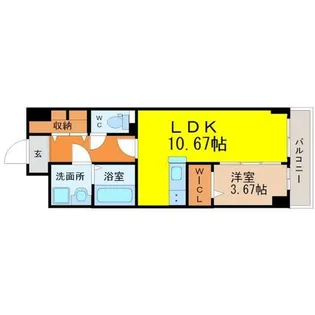 S-FORT北千種(チクサキタ)【2階】の間取り
