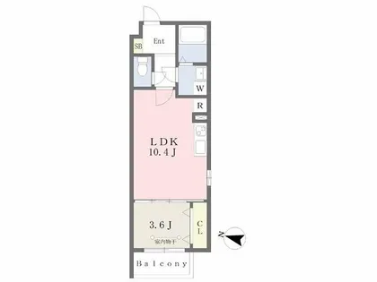 ルシエル氷室Ⅰ【3階】の間取り
