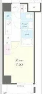 ロイヤルピジョン ライズ【8階】の間取り