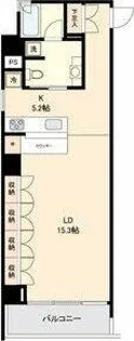 スクエア名駅南【5階】の間取り