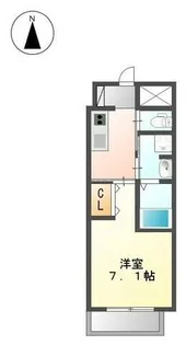 プリオール椿PartⅡ【2階】の間取り