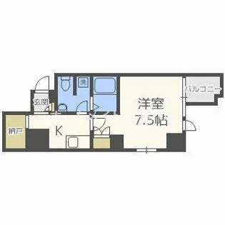 アーデン京町堀イースト【11階】の間取り