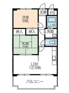 ヴィラ シャルマン【2階】の間取り