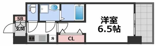 S-RESIDENCE小阪azure【14階】の間取り