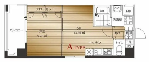 レジデンシャルヒルズ博多サウス【4階】の間取り