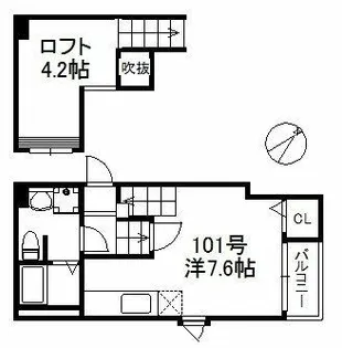 POLARIS CRANE JIGYO【1階】の間取り