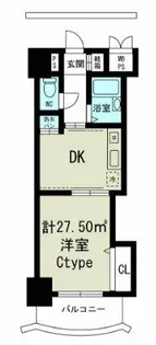 ノルデンハイム東三国【A708号室】の間取り