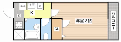 プロスパ【207号室】の間取り