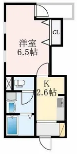 YTSハイツ若松町PART1【1階】の間取り