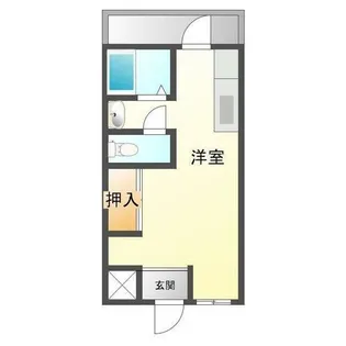 シャトー尾上【1階】の間取り