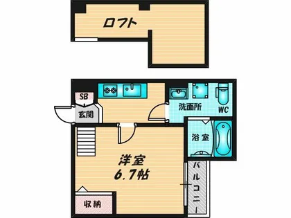 Alegria【2階】の間取り
