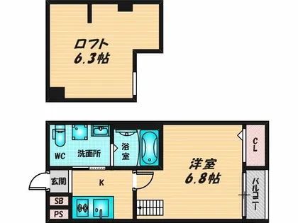 シーニュ金岡【1階】の間取り