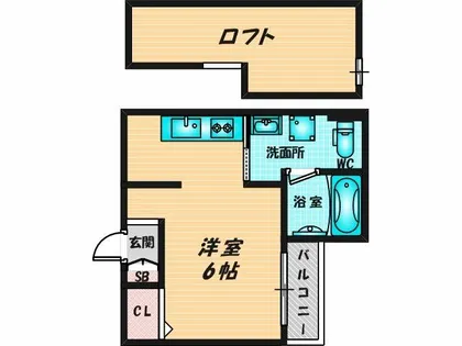 グランヴィア鴻池新田【1階】の間取り