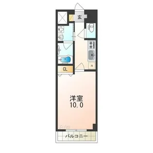 TKアンバーコート六条通【3階】の間取り