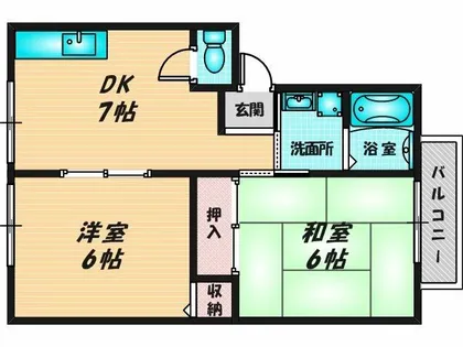 サンビレッジ・ラポール【2階】の間取り
