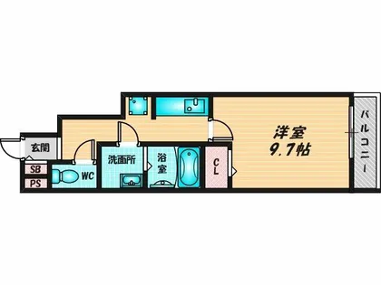 アーク島之内【1階】の間取り