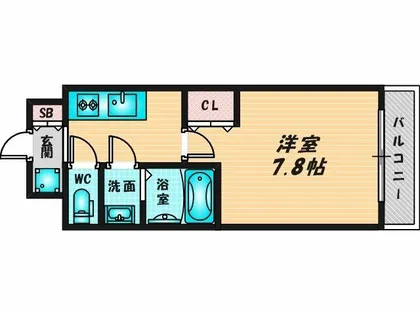 La Douceur荒本【9階】の間取り