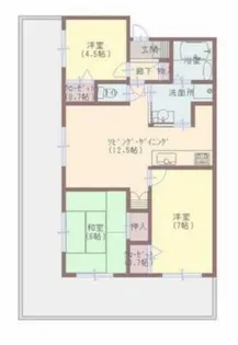 プレステージ姫路坂田町【9階】の間取り