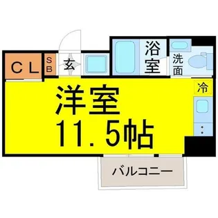 愛知県名古屋市北区柳原4丁目【マンション】の間取り