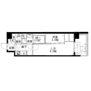 アルティザ姫路【3階】の間取り