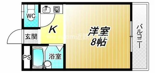 春日町西田マンション【3階】の間取り