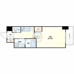 ファーストフィオーレ江坂レガリス【9階】の間取り