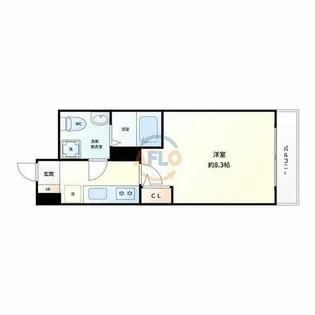 SERENiTE江坂四番館【5階】の間取り