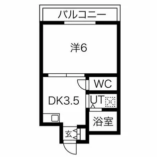 ビクトワール小阪【3階】の間取り