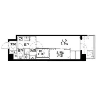 アルティザ姫路【11階】の間取り