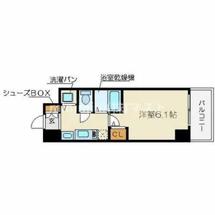 プレサンス大阪城公園パークプレイス【5階】の間取り