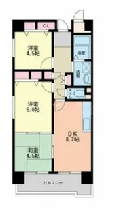 グラマシー立売堀【9階】の間取り