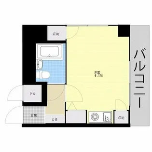 藤和シティコア姫路駅前【201号室】の間取り