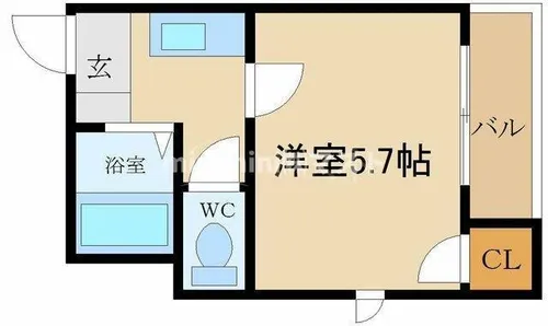 ノールプレール新町【2階】の間取り