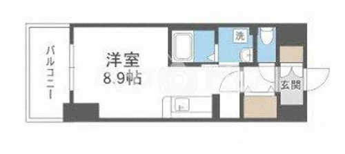 LOWLANDS西天満【5階】の間取り