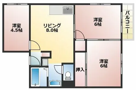 シャトレイユ【501号室】の間取り