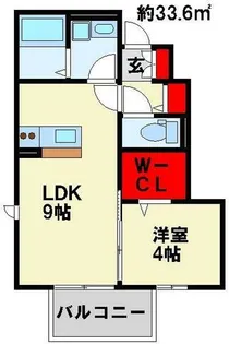 ミサキロード【1階】の間取り